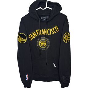 Pro Standard Golden State Warriors Hoodie Mens M Black San Francisco Pullover